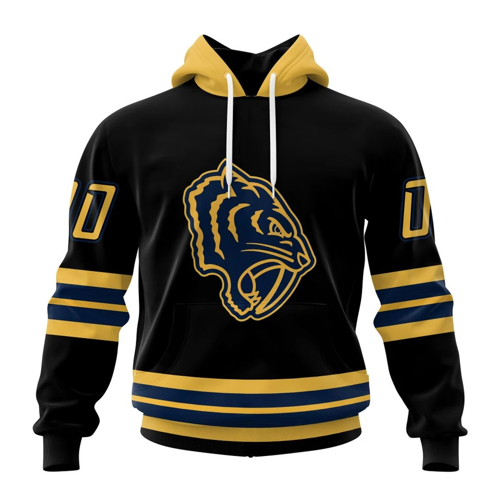 Nashville Predators Special Blackout Design All Over Print Hoodie Style 74264