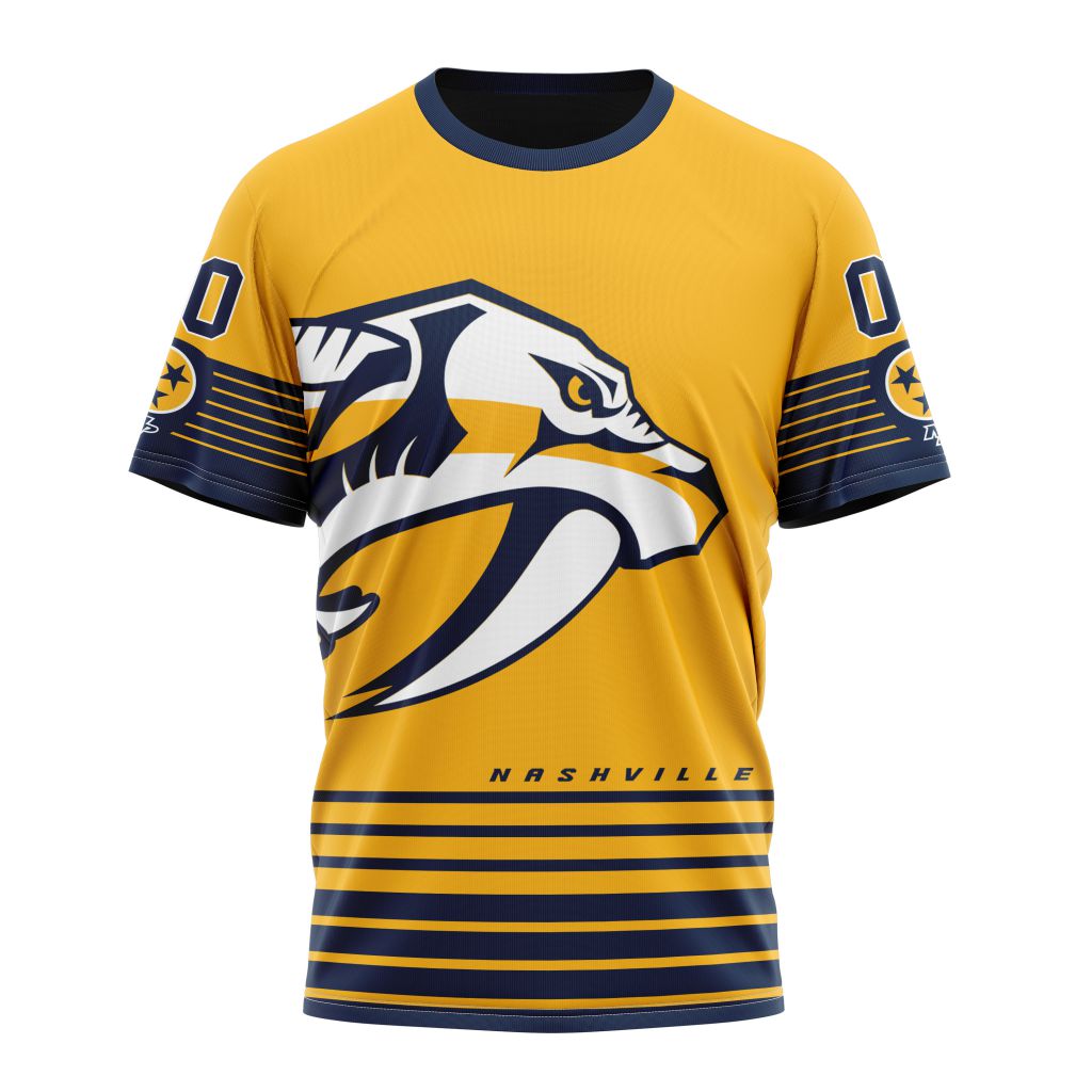 Nashville Predators Special Bold Design 02 Personalized Name And Number T-Shirt Oregontrailrvpk Shirt