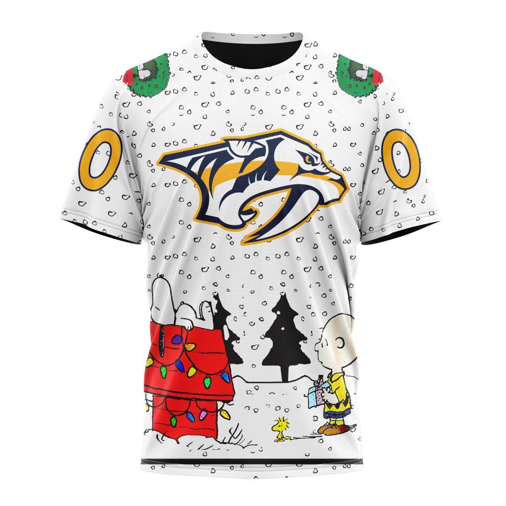Nashville Predators Special Peanuts Design Personalized Name And Number T-Shirt Oregontrailrvpk Shirt