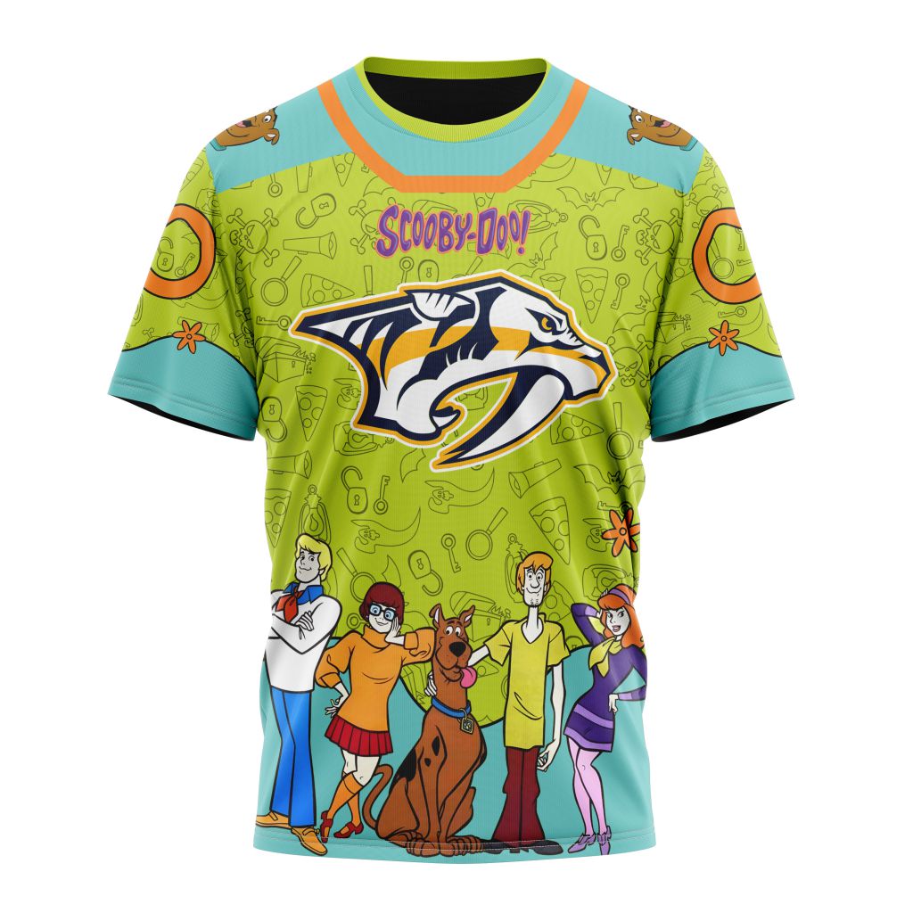 Nashville Predators Special Scooby Doo Design 01 Personalized Name And Number T-Shirt Oregontrailrvpk Shirt