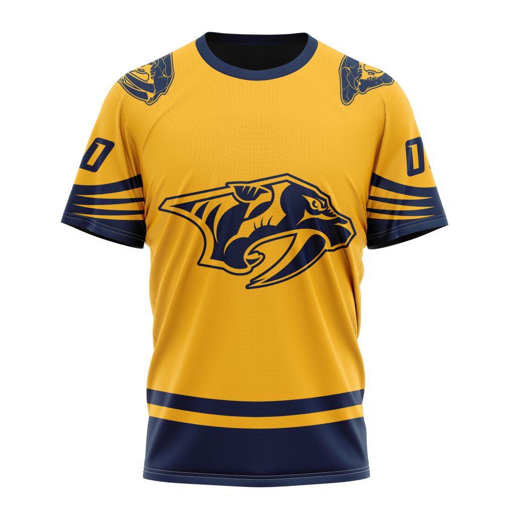 Nashville Predators Special Two-tone Design 01 Personalized Name And Number T-Shirt Oregontrailrvpk Shirt