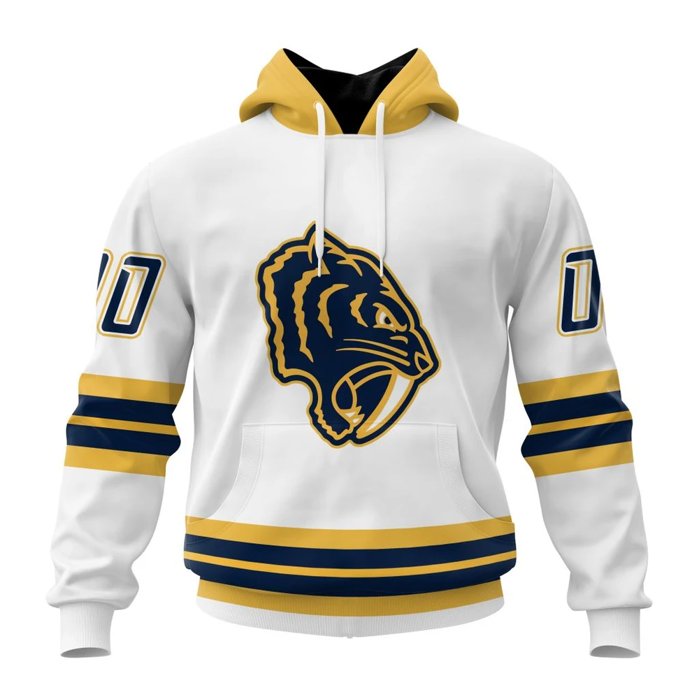 Nashville Predators Special Whiteout Design All Over Print Hoodie Style 13057