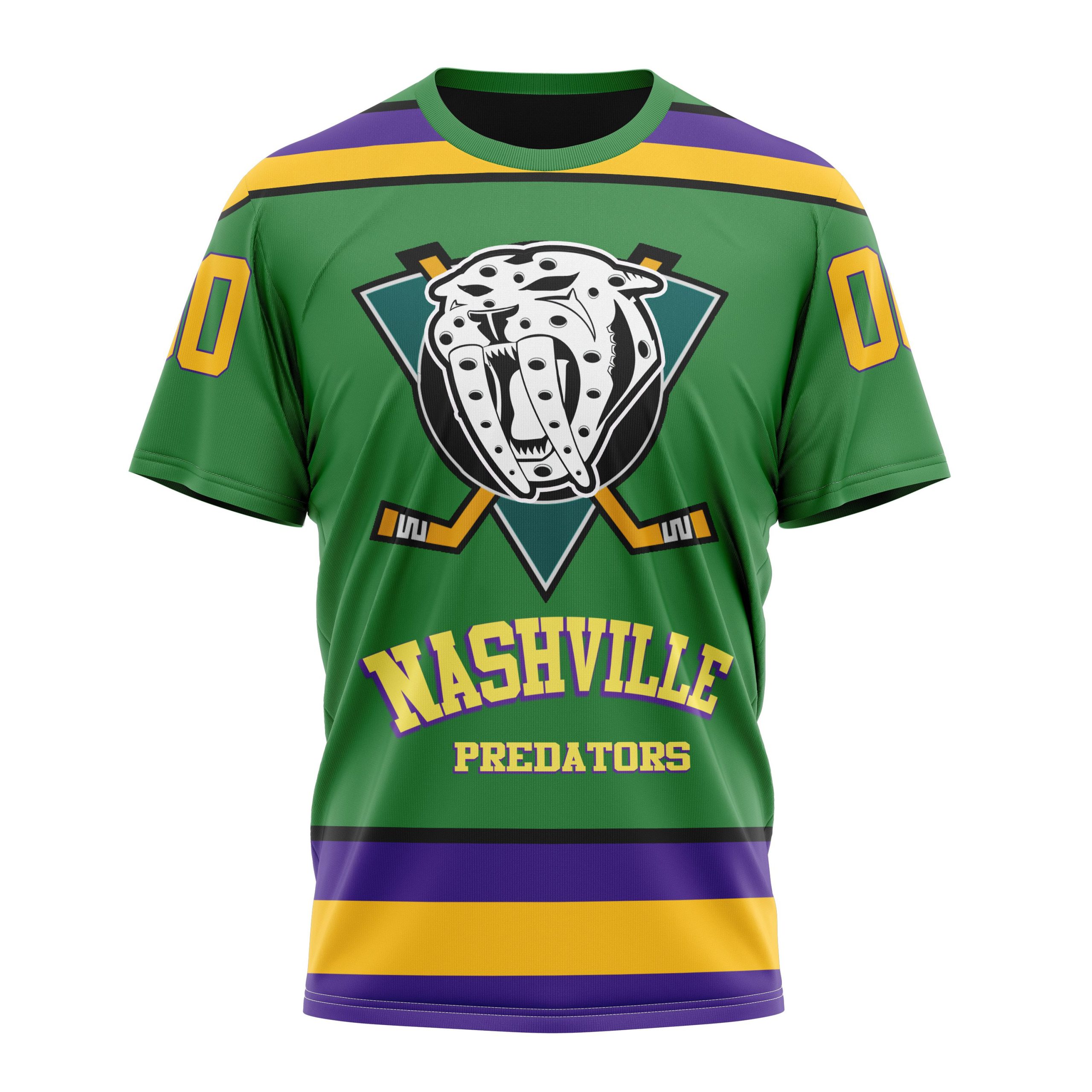 Nashville Predators Specialized Design X The Mighty Ducks Personalized Name And Number T-Shirt Oregontrailrvpk Shirt