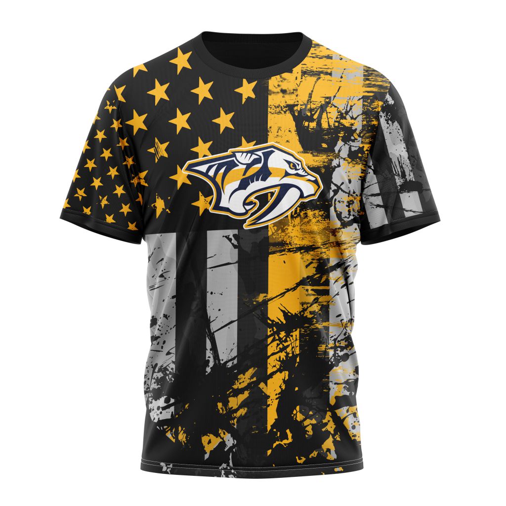 Nashville Predators Specialized Jersey For America Personalized Name And Number T-Shirt Oregontrailrvpk Shirt
