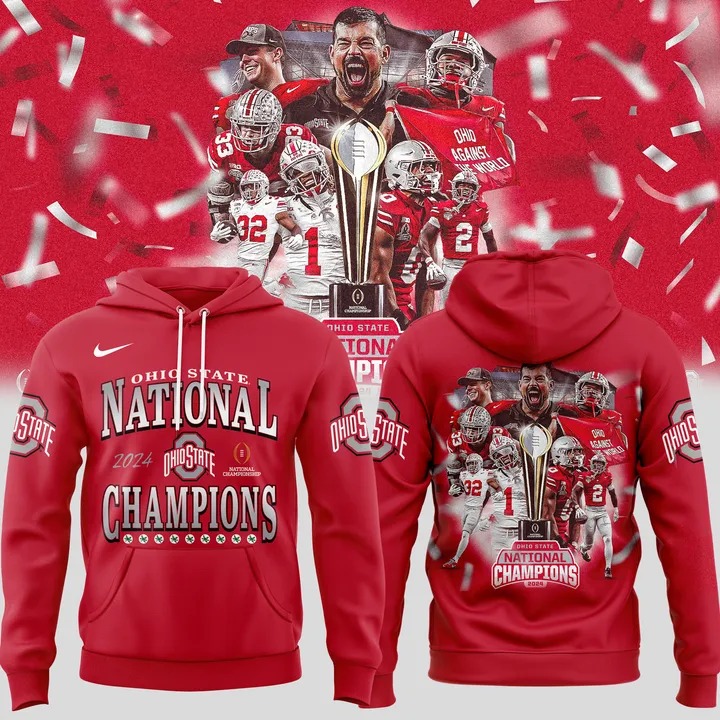 National Champs Ohio State Hoodie Cool Gifts For Football Players