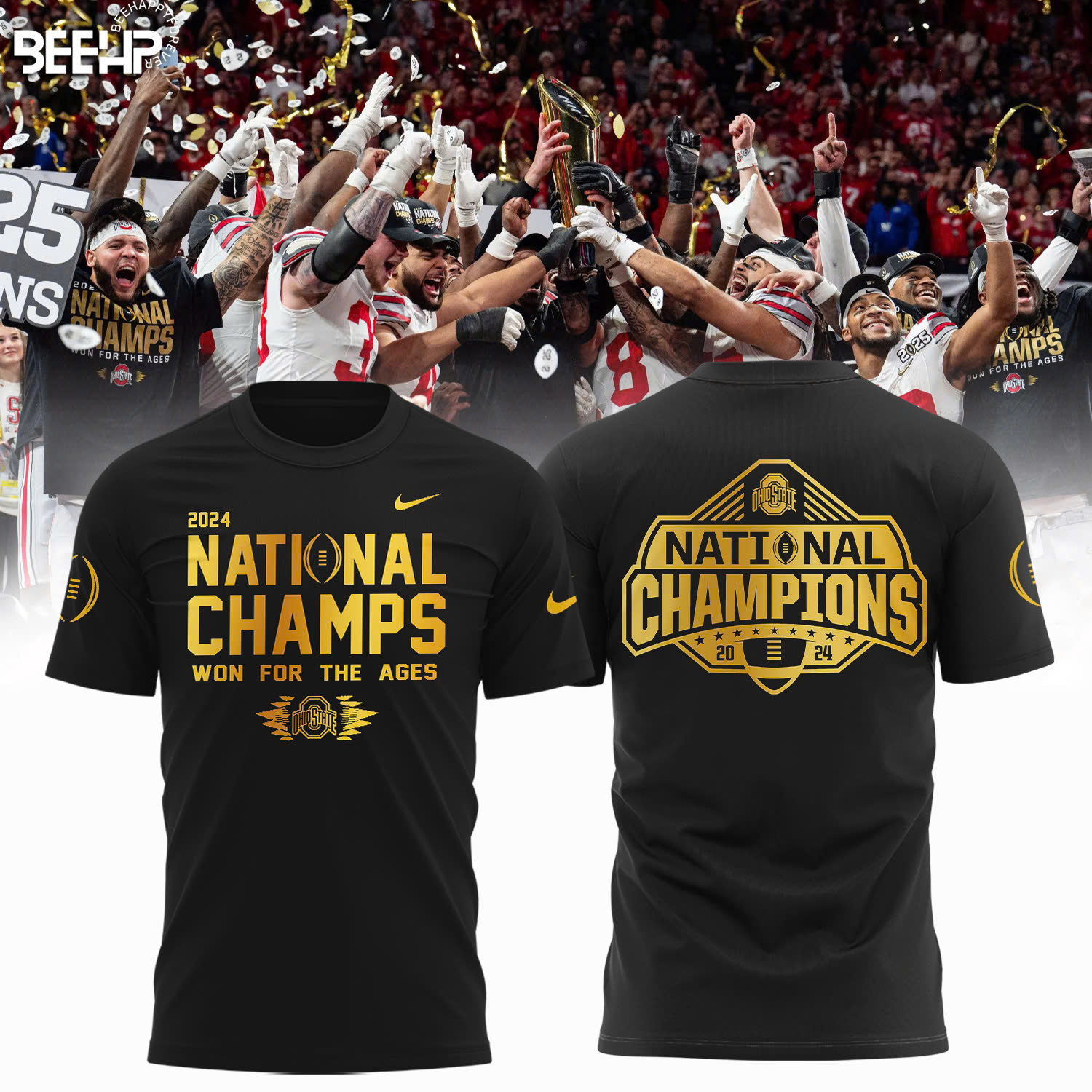 National Champs Ohio State Shirt Best Gifts For Football Players Oregontrailrvpk Shirt
