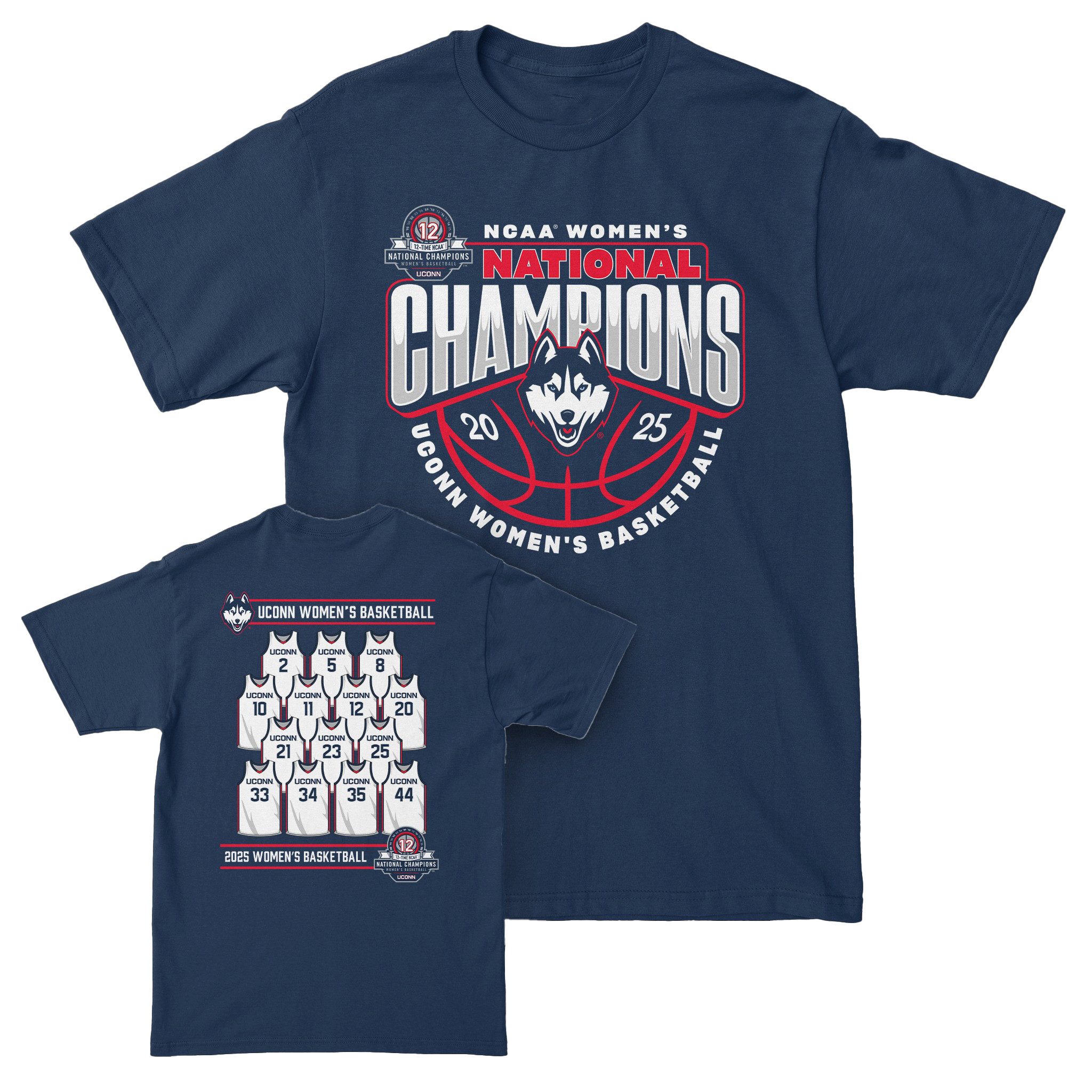 Navy UConn Huskies 2025 NCAA Women's Basketball National Champions Shirt Gifts For Her Oregontrailrvpk Shirt