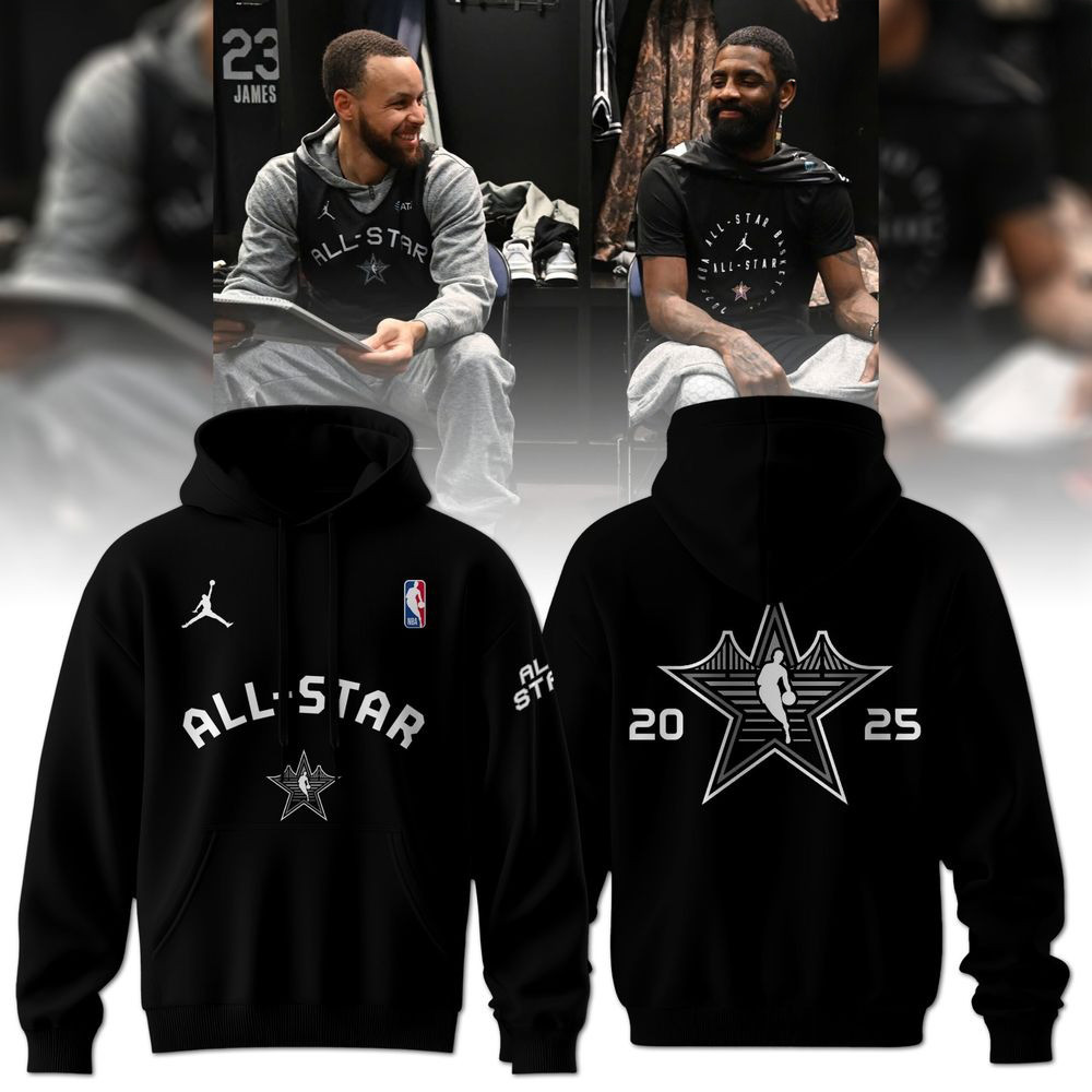 NBA All Stars 2025 Limited Edition Black Set Hoodie Presents For Basketball Fans