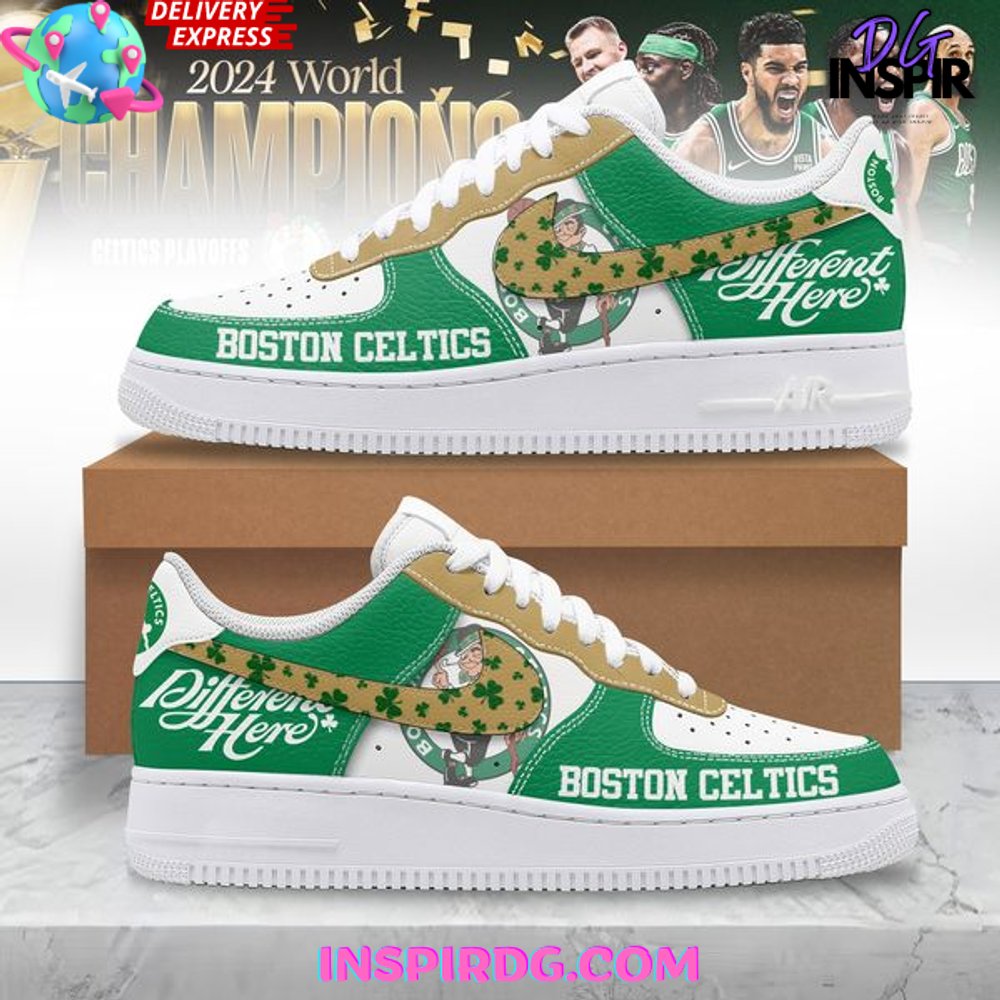 NBA Boston Celtics 2024 World Champions Air Force 1