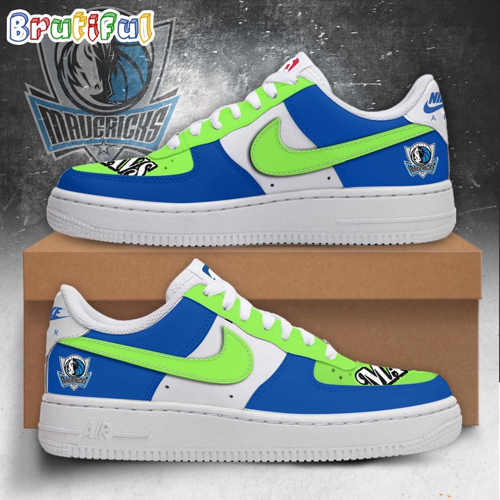 NBA Dallas Mavericks 2024 Western Conference Champions Air Force 1 Shoes
