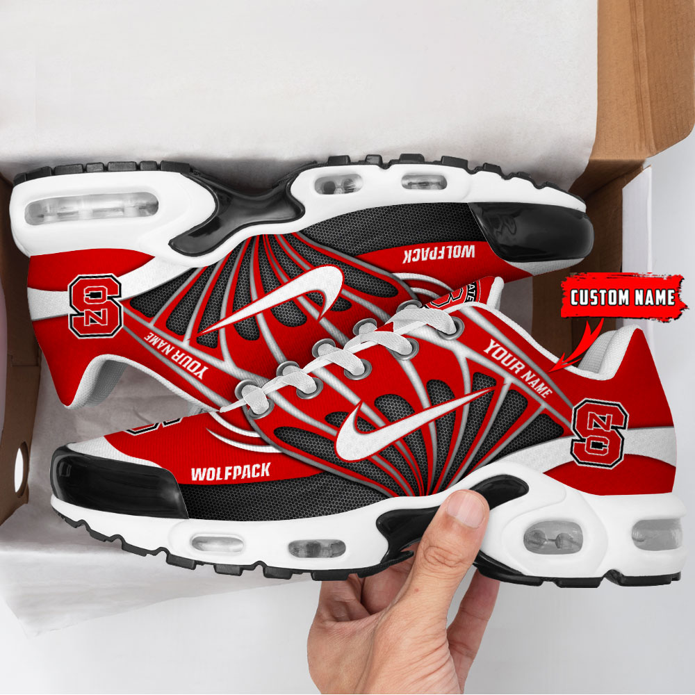 NC State Wolfpack Air Max Plus Shoes Sneakers For Men And Women