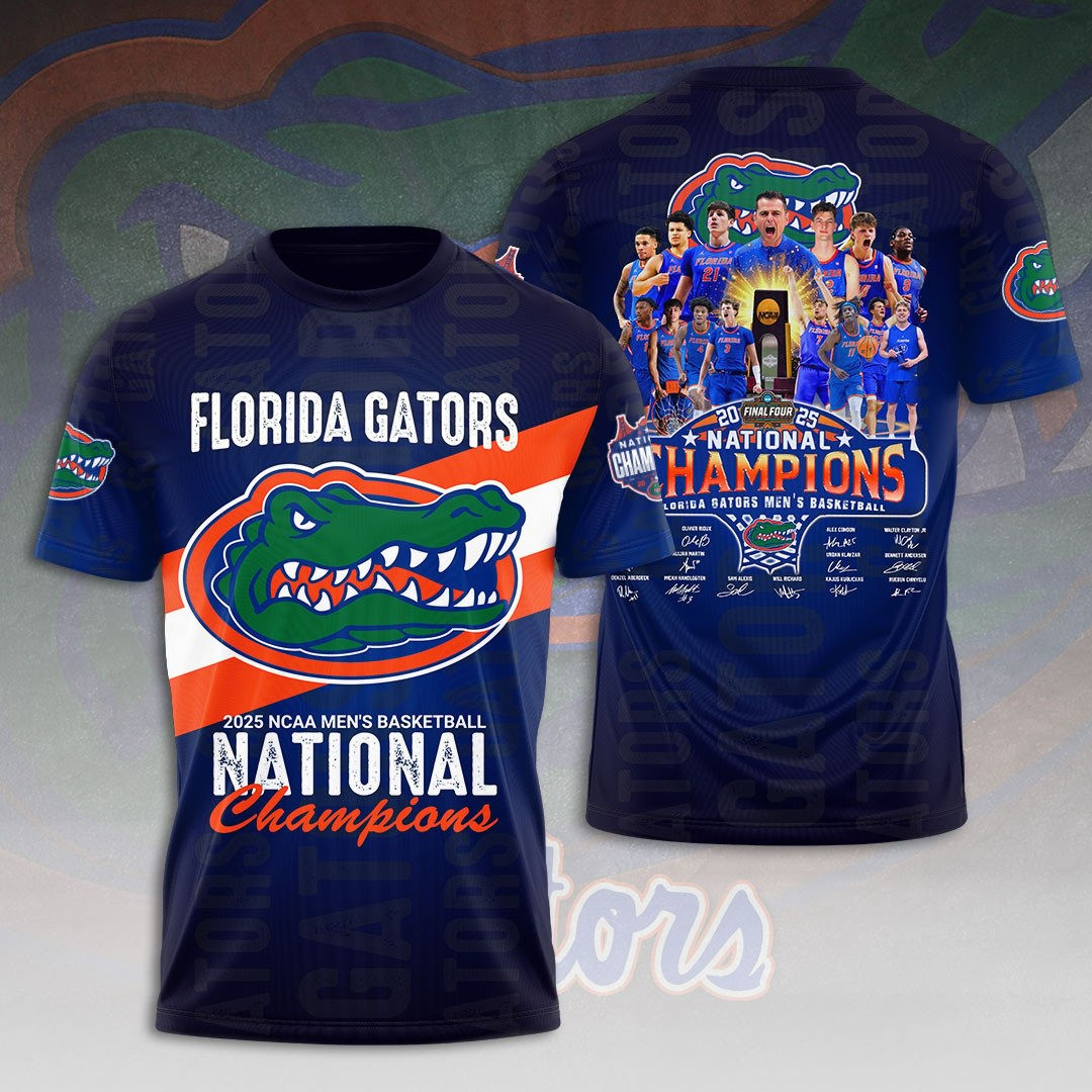 NCAA Basketball National Champions Florida Gators T-Shirt Good Gifts For Basketball Lovers Oregontrailrvpk Shirt
