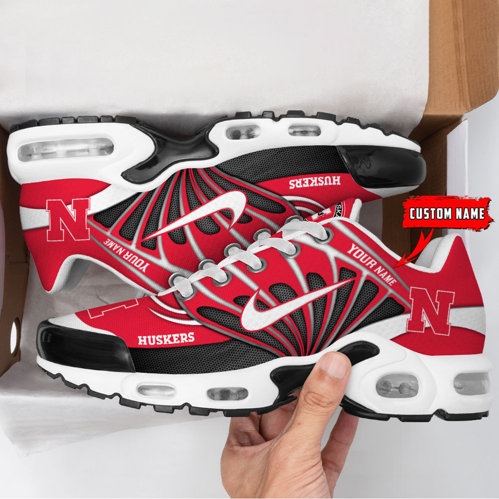 Nebraska Cornhuskers Air Max Plus Shoes Sneakers For Men And Women