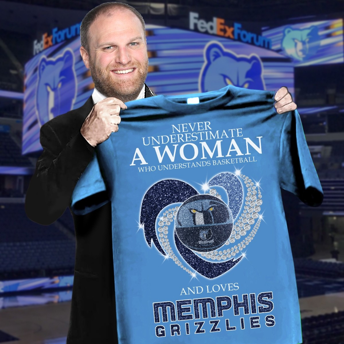 Never Underestimate A Woman Memphis Grizzlies T-Shirt For Basketball Fan Oregontrailrvpk Shirt