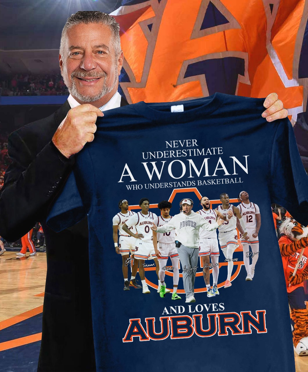 Never Underestimate A Woman Who Loves Auburn Shirt Basketball For Her Oregontrailrvpk Shirt