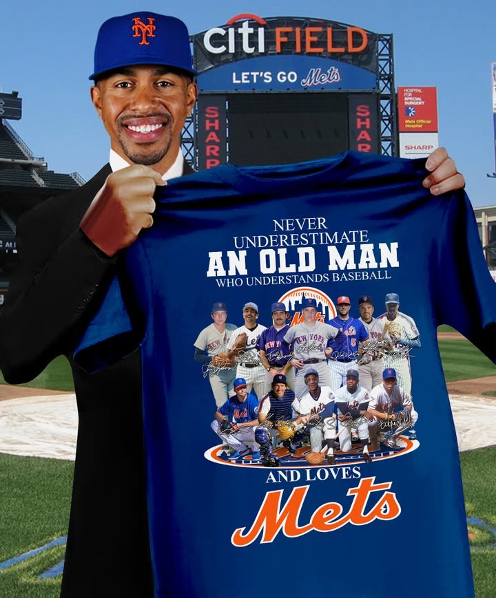 Never Underestimate An Old Man Who Understands Baseball And Love The Mets T-Shirt Fans Gift Oregontrailrvpk Shirt