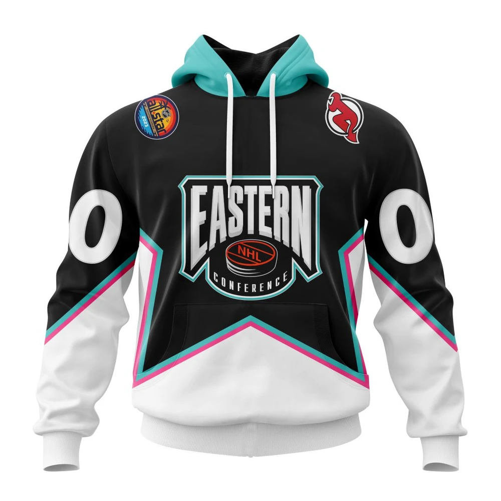 New Jersey Devils All-Star Eastern Conference All Over Print Hoodie Style 75411