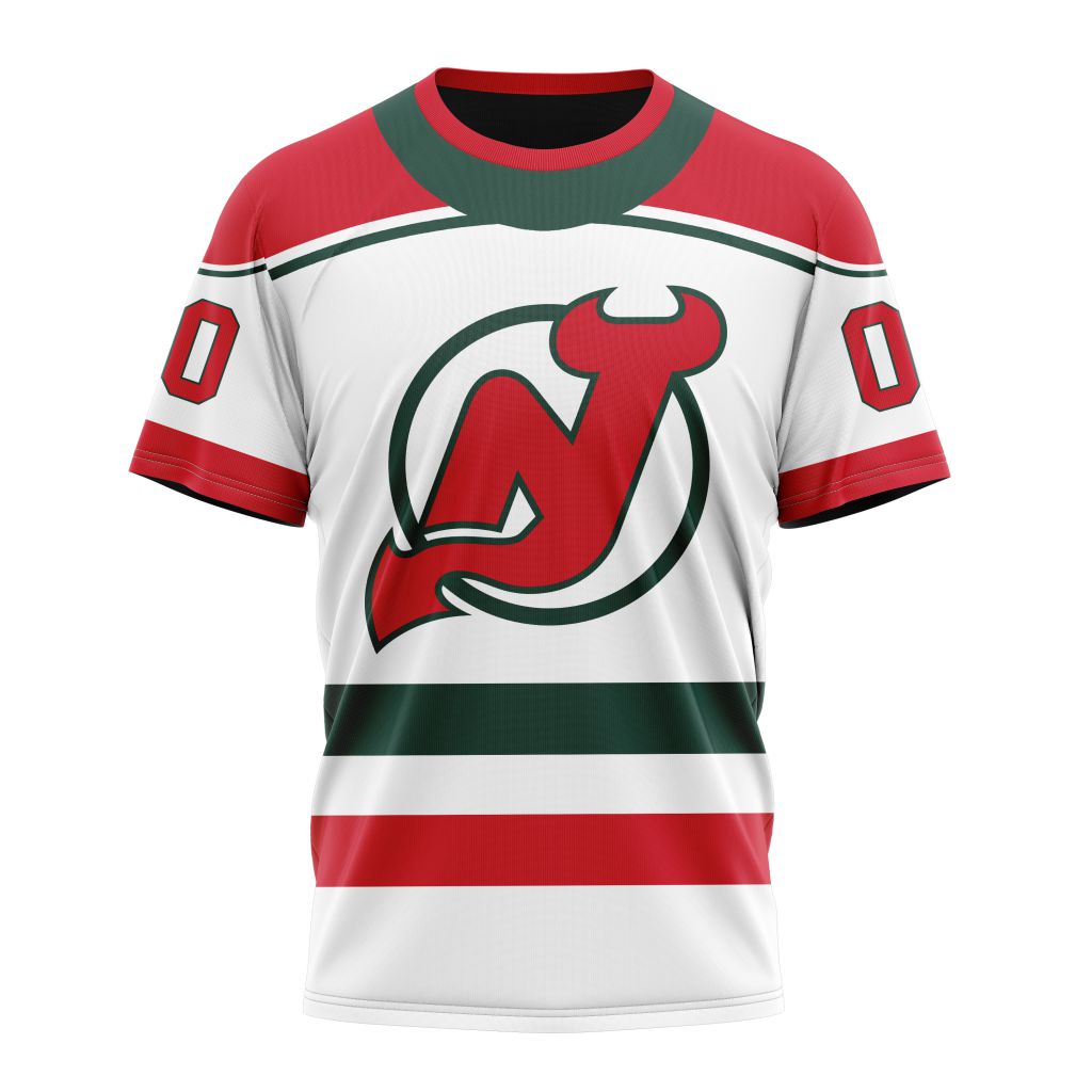 New Jersey Devils Personalize 2023 Heritage Kits Personalized Name And Number T-Shirt Oregontrailrvpk Shirt