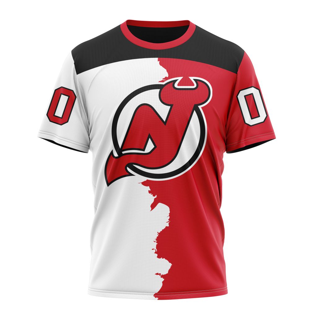 New Jersey Devils Personalize 2023 Home Mix Away Kits Personalized Name And Number T-Shirt Oregontrailrvpk Shirt