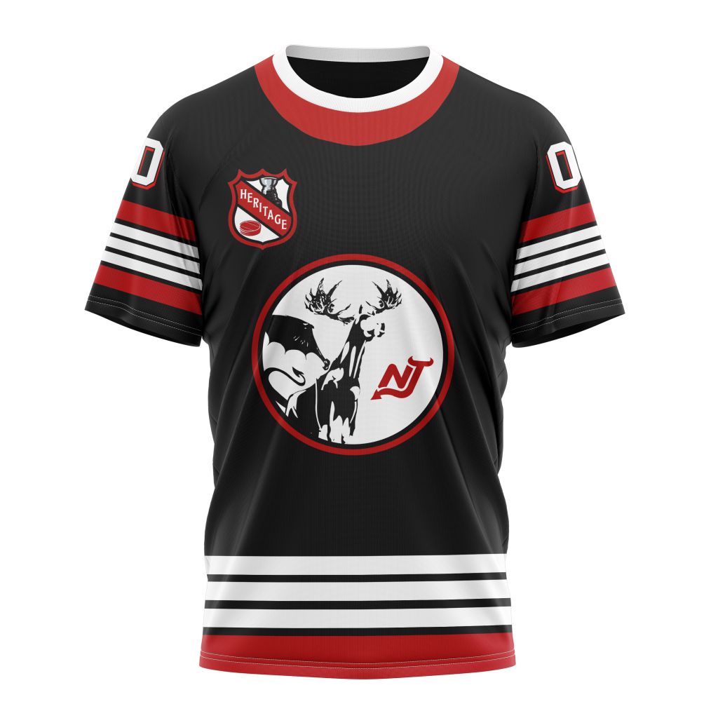 New Jersey Devils Personalized Heritage Design 01 Personalized Name And Number T-Shirt Oregontrailrvpk Shirt