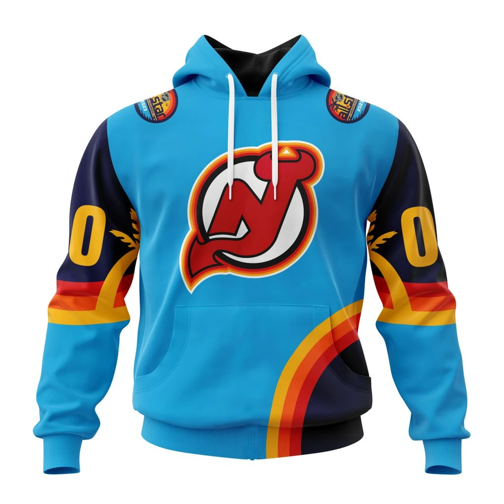 New Jersey Devils Special All-Star Game Design With Atlantic Ocean All Over Print Hoodie Style 32377
