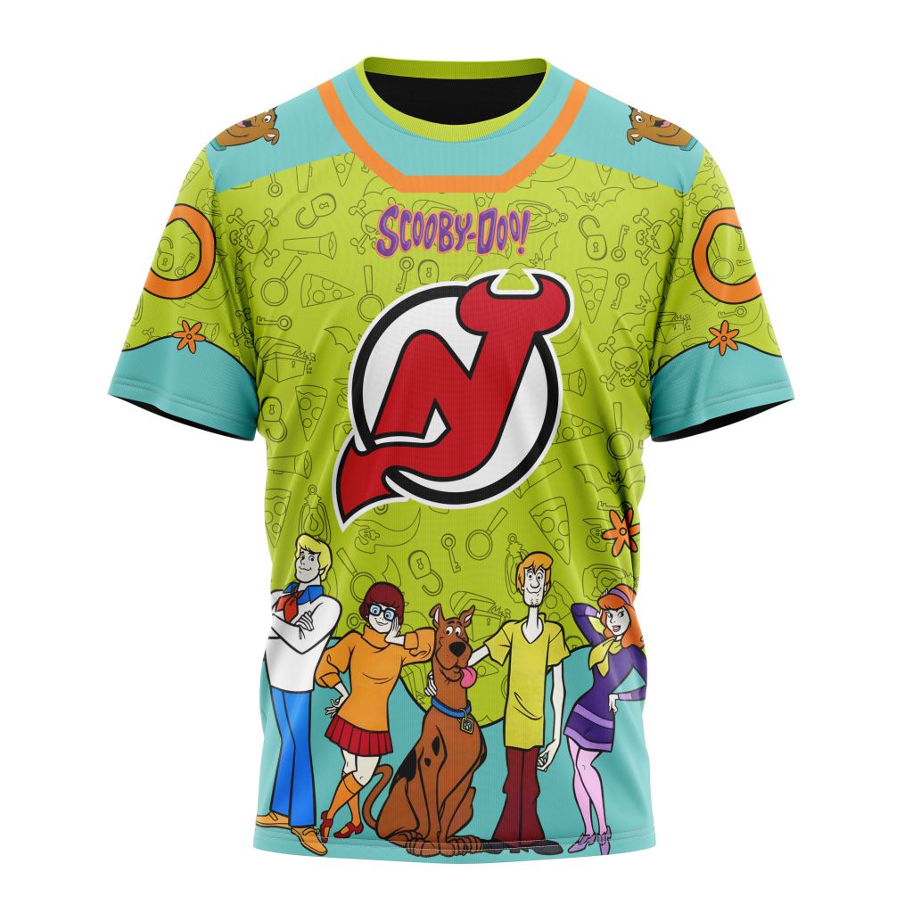 New Jersey Devils Special Scooby Doo Design 01 Personalized Name And Number T-Shirt Oregontrailrvpk Shirt