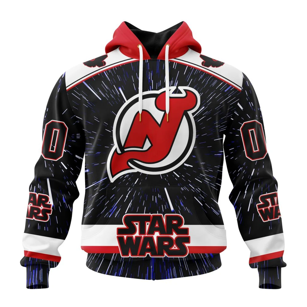 New Jersey Devils Special Star Wars Design All Over Print Hoodie Style 30755