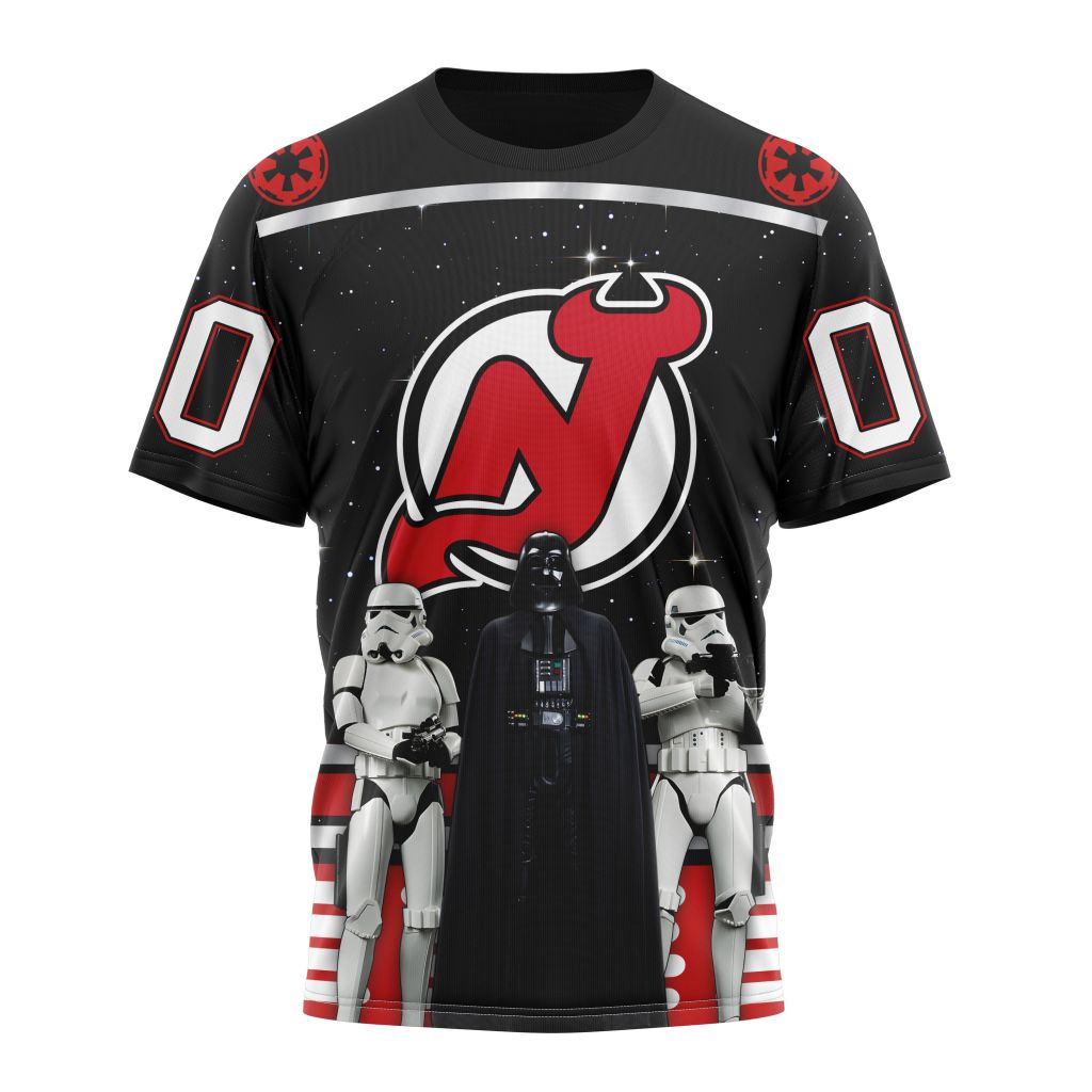 New Jersey Devils Special Star Wars Design May The 4th Be With You Personalized Name And Number T-Shirt Oregontrailrvpk Shirt