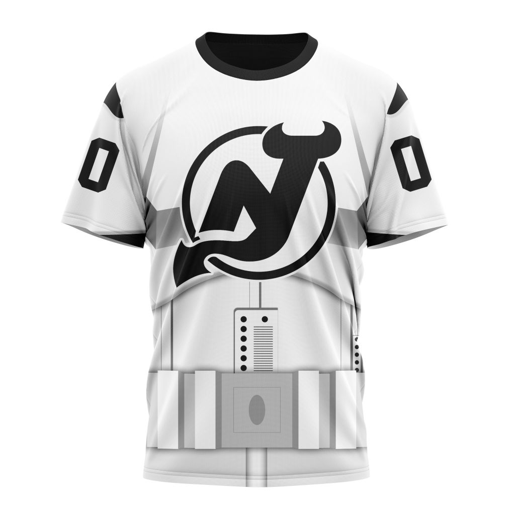 New Jersey Devils Special Star Wars Stormtroopers Design Personalized Name And Number T-Shirt Oregontrailrvpk Shirt