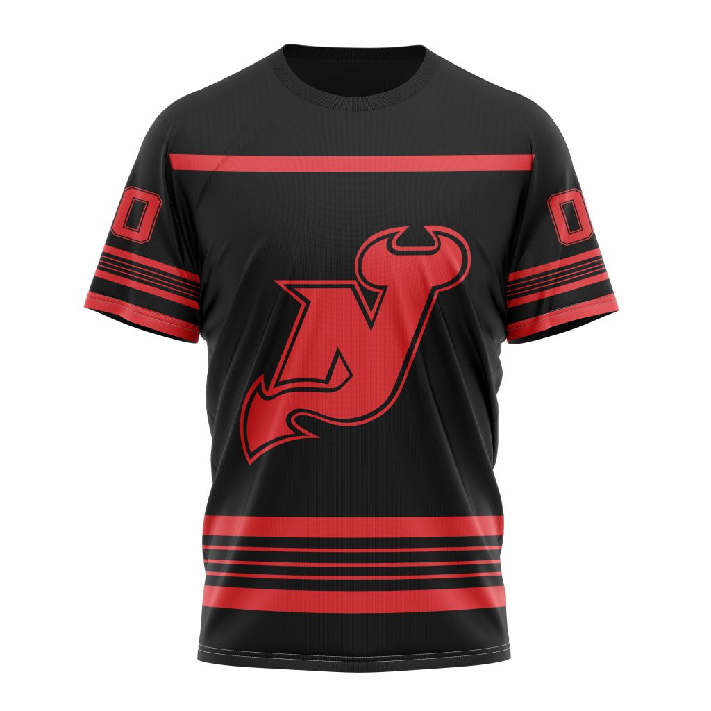 New Jersey Devils Special Two-tone Design 01 Personalized Name And Number T-Shirt Oregontrailrvpk Shirt