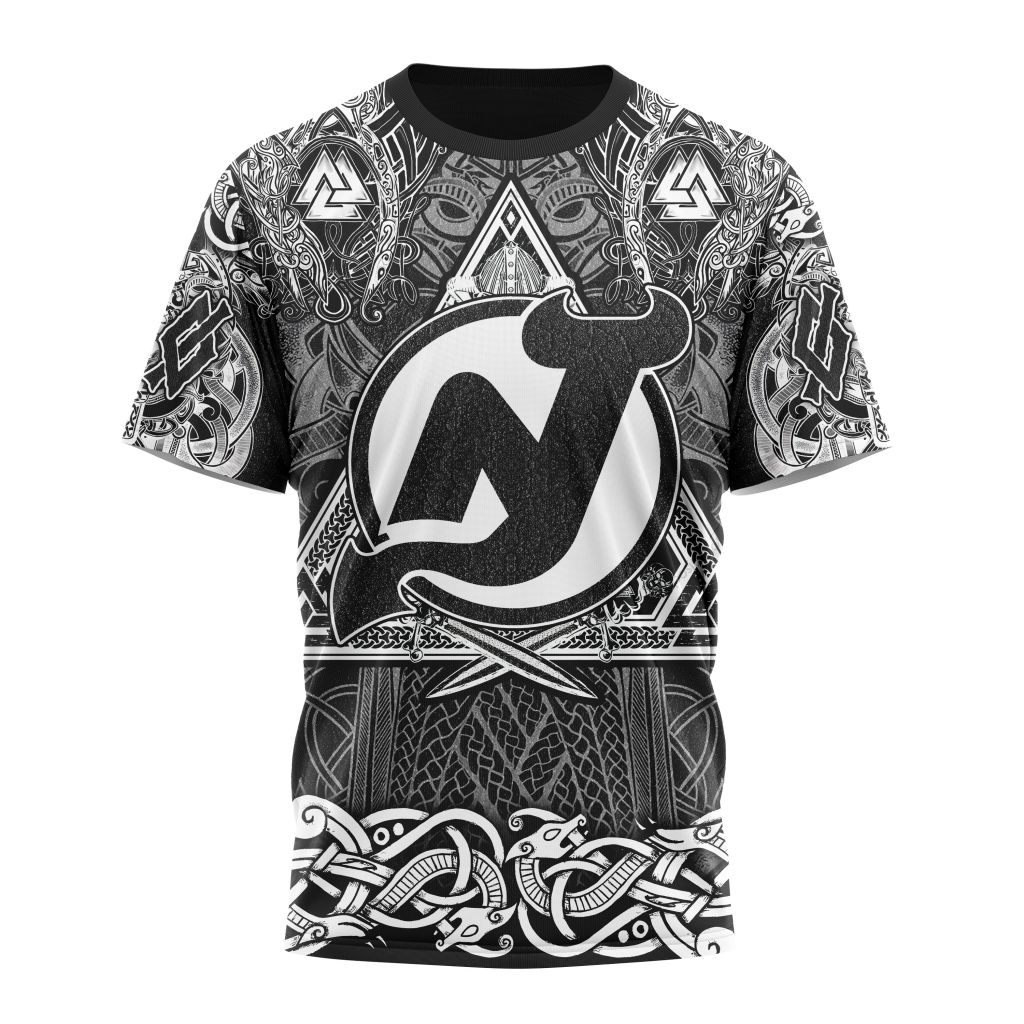 New Jersey Devils Special Viking Design 01 Personalized Name And Number T-Shirt Oregontrailrvpk Shirt