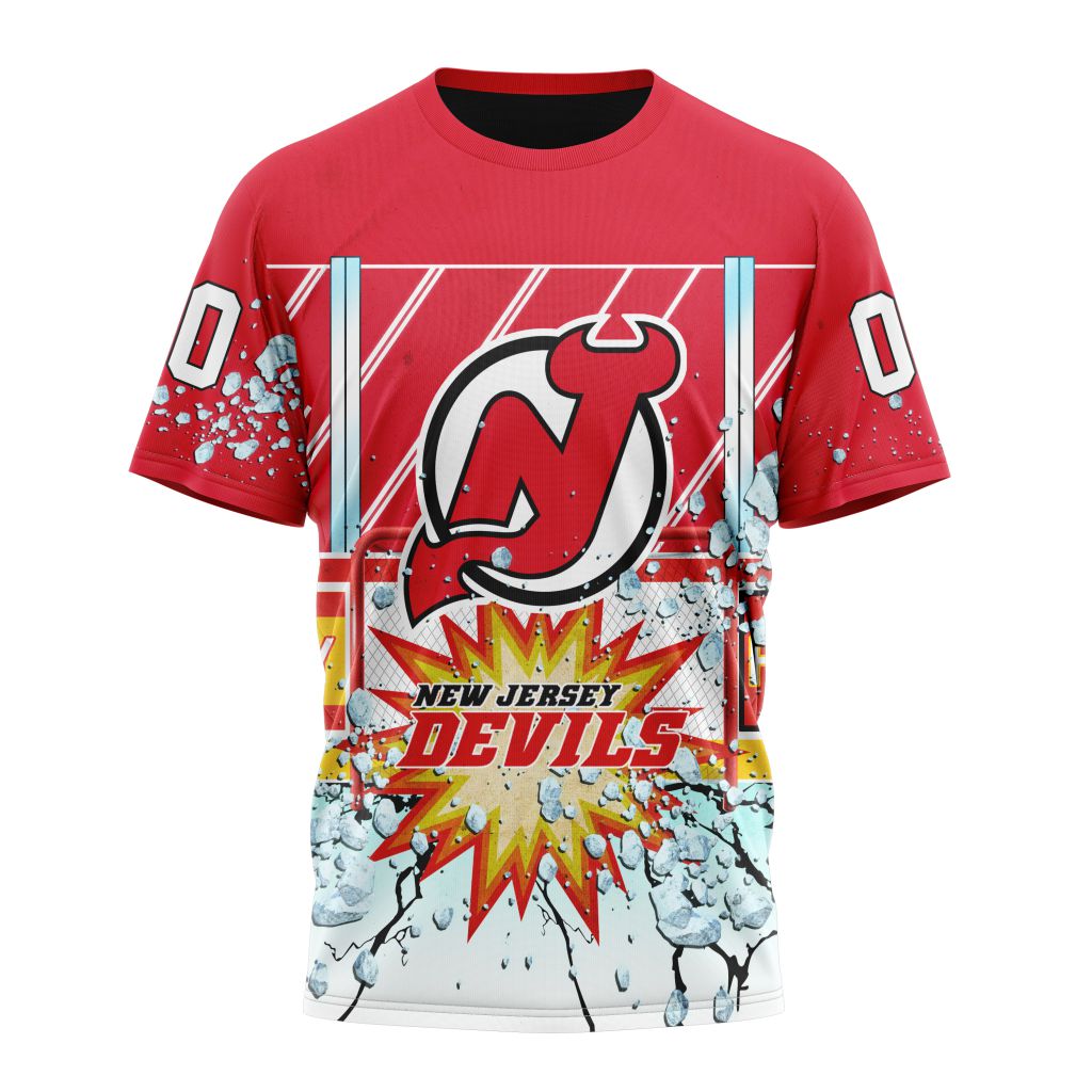 New Jersey Devils Specialized Jersey With Ice Hockey Arena Personalized Name And Number T-Shirt Oregontrailrvpk Shirt