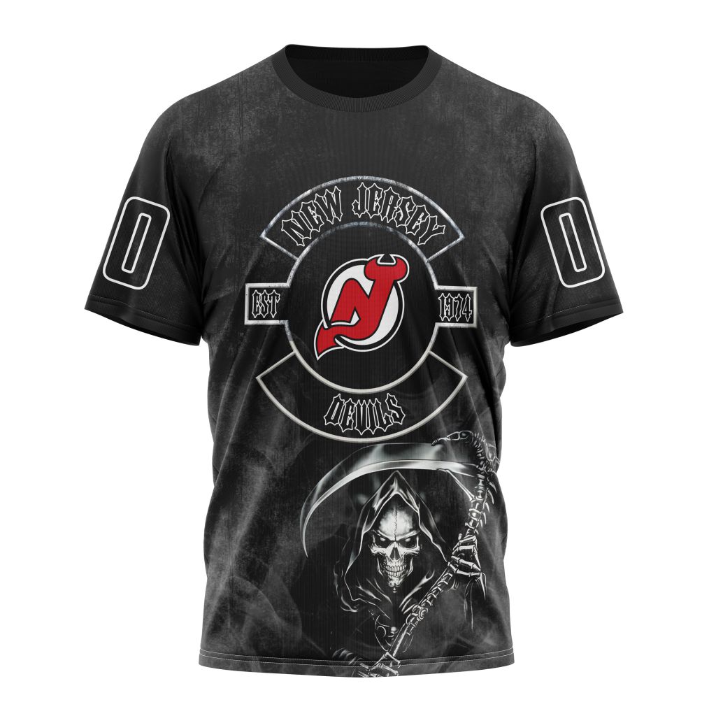 New Jersey Devils Specialized Kits For Rock Night Personalized Name And Number T-Shirt Oregontrailrvpk Shirt