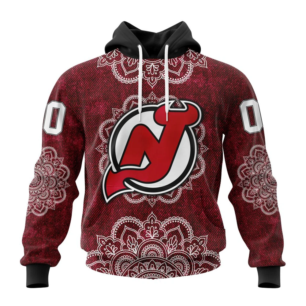 New Jersey Devils Specialized Mandala All Over Print Hoodie Style 18948