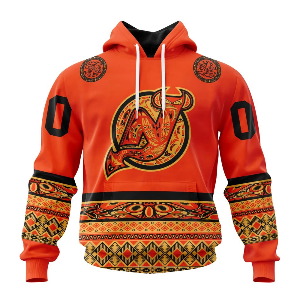 New Jersey Devils Specialized National Day For Truth And Reconciliation All Over Print Hoodie Style 27624