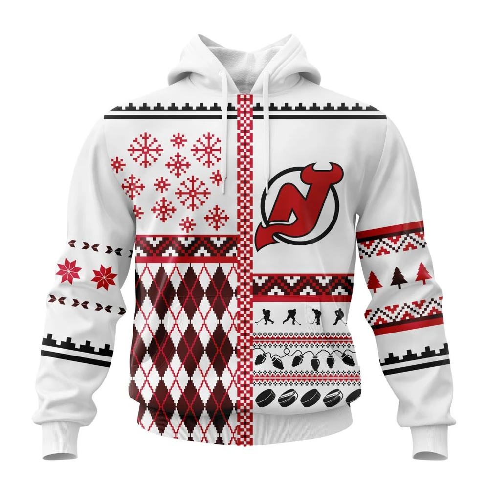 New Jersey Devils Specialized Unisex Christmas Is Coming All Over Print Hoodie Style 49506