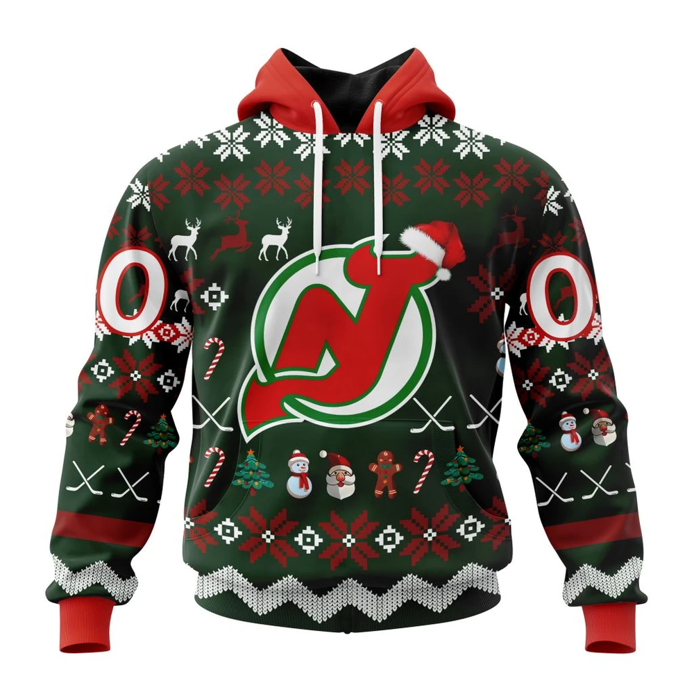 New Jersey Devils Specialized Unisex Christmas Is Coming All Over Print Hoodie Style 82928