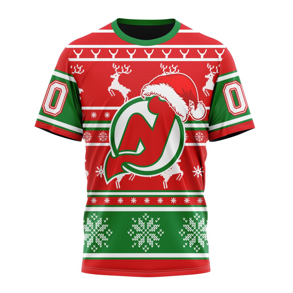 New Jersey Devils Specialized Unisex Christmas Is Coming Personalized Name And Number T-Shirt Oregontrailrvpk Shirt