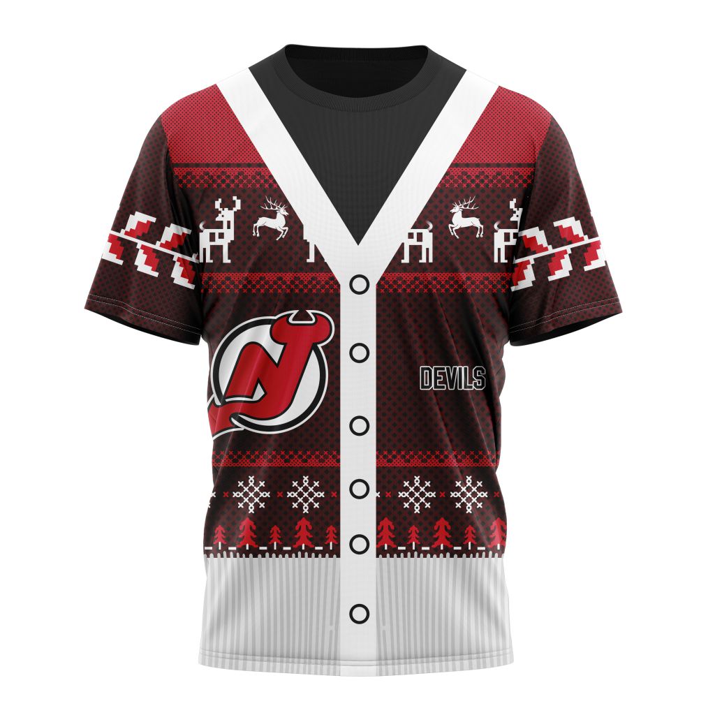 New Jersey Devils Specialized Unisex Sweater For Chrismas Season Personalized Name And Number T-Shirt Oregontrailrvpk Shirt