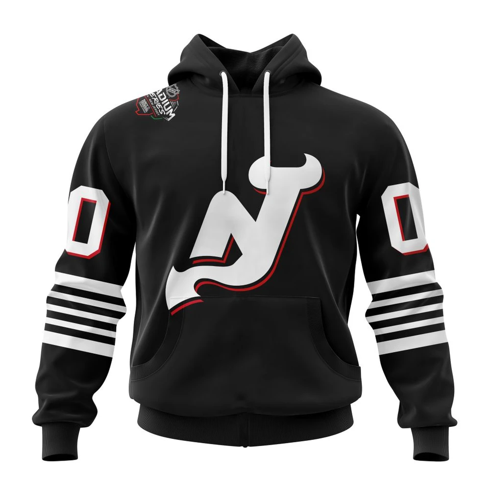 New Jersey Devils Stadium Series Design Concept Kits All Over Print Hoodie Style 78109