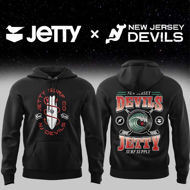 New Jersey Devils x Jetty Hoodie Gift Ideas For Hockey Players