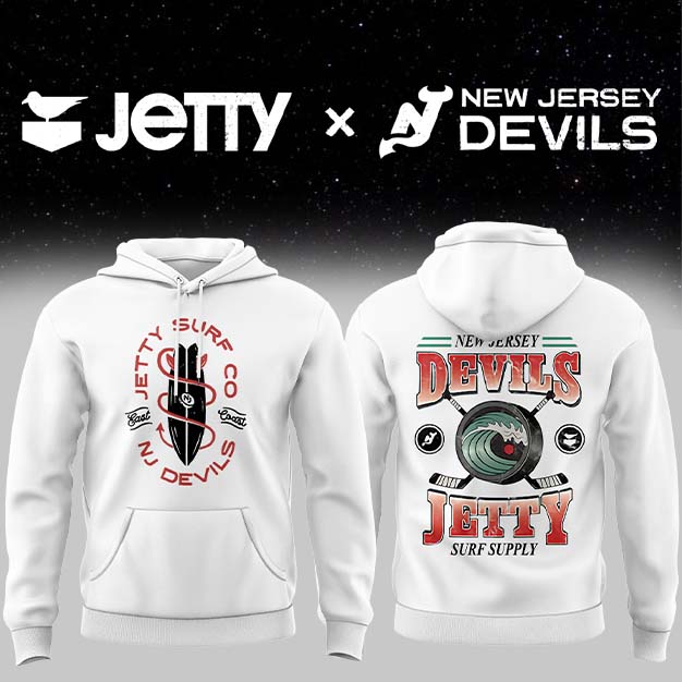 New Jersey Devils x Jetty Hoodie Presents For Hockey Players