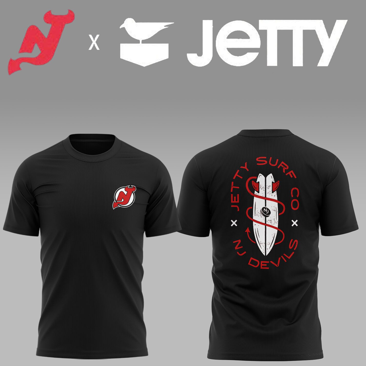 New Jersey Devils x Jetty T-Shirt Best Presents For Hockey Fans Oregontrailrvpk Shirt