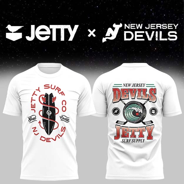 New Jersey Devils x Jetty T-Shirt For Hockey Player Oregontrailrvpk Shirt