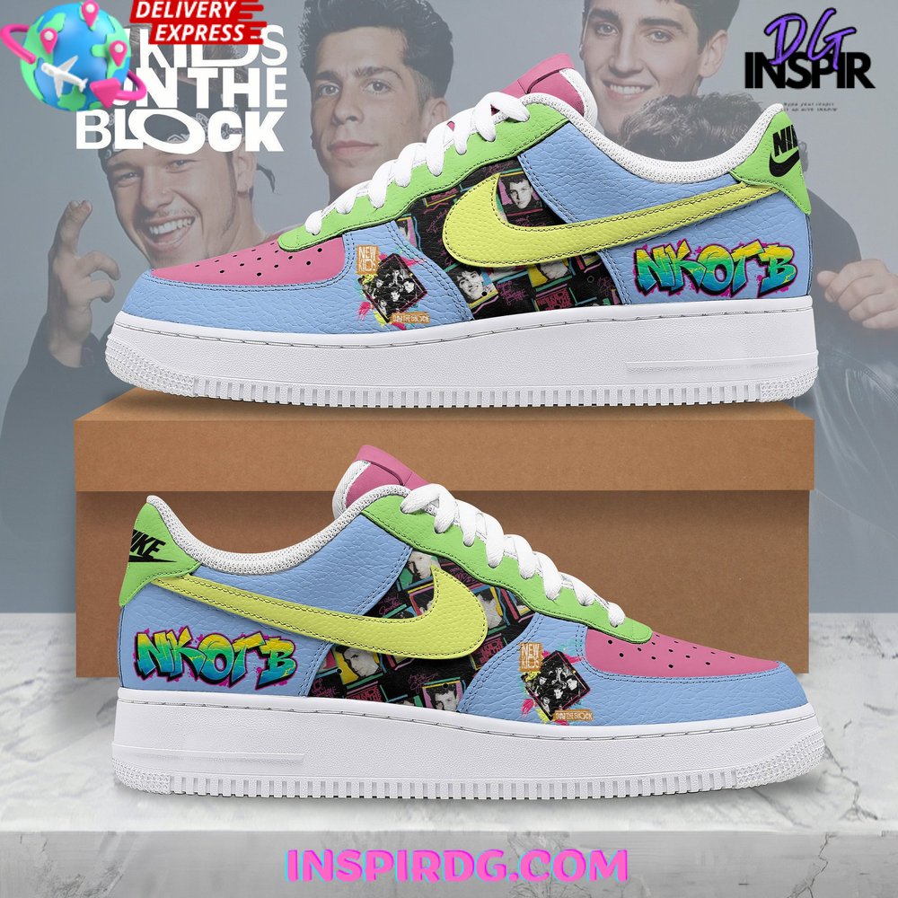 New Kids On The Block Collab Limited Edition Air Force 1 Shoes