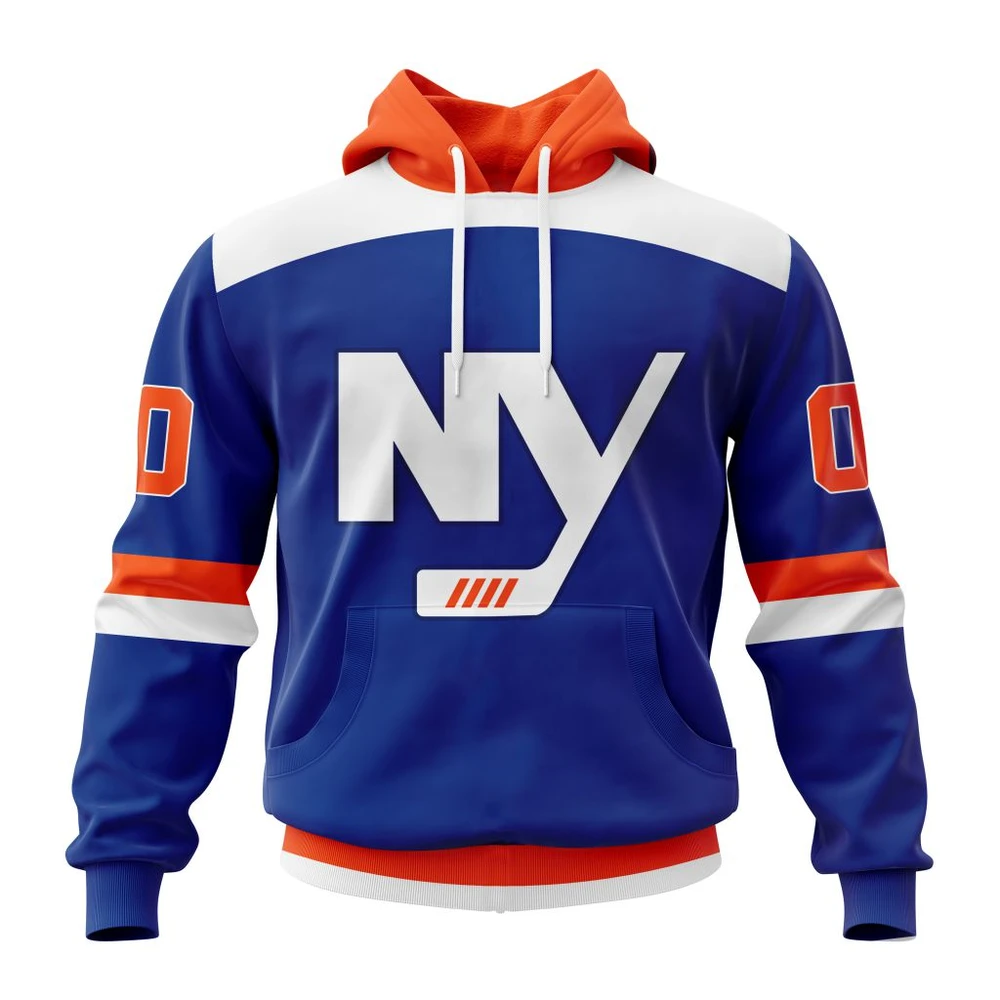 New York Islanders Personalized Alternate Kits All Over Print Hoodie Style 12463