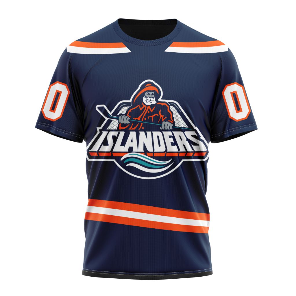 New York Islanders Reverse Retro Kits 2022 Personalized Name And Number T-Shirt Oregontrailrvpk Shirt