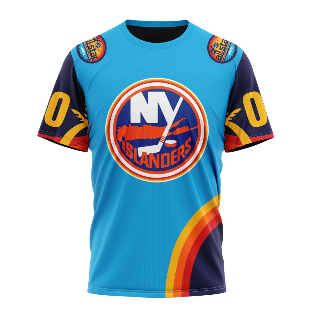 New York Islanders Special ALL-Star Game Design With Atlantic Ocean Personalized Name And Number T-Shirt Oregontrailrvpk Shirt
