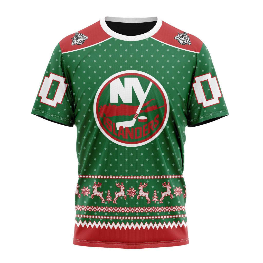 New York Islanders Special Christmas Apparel Personalized Name And Number T-Shirt Oregontrailrvpk Shirt