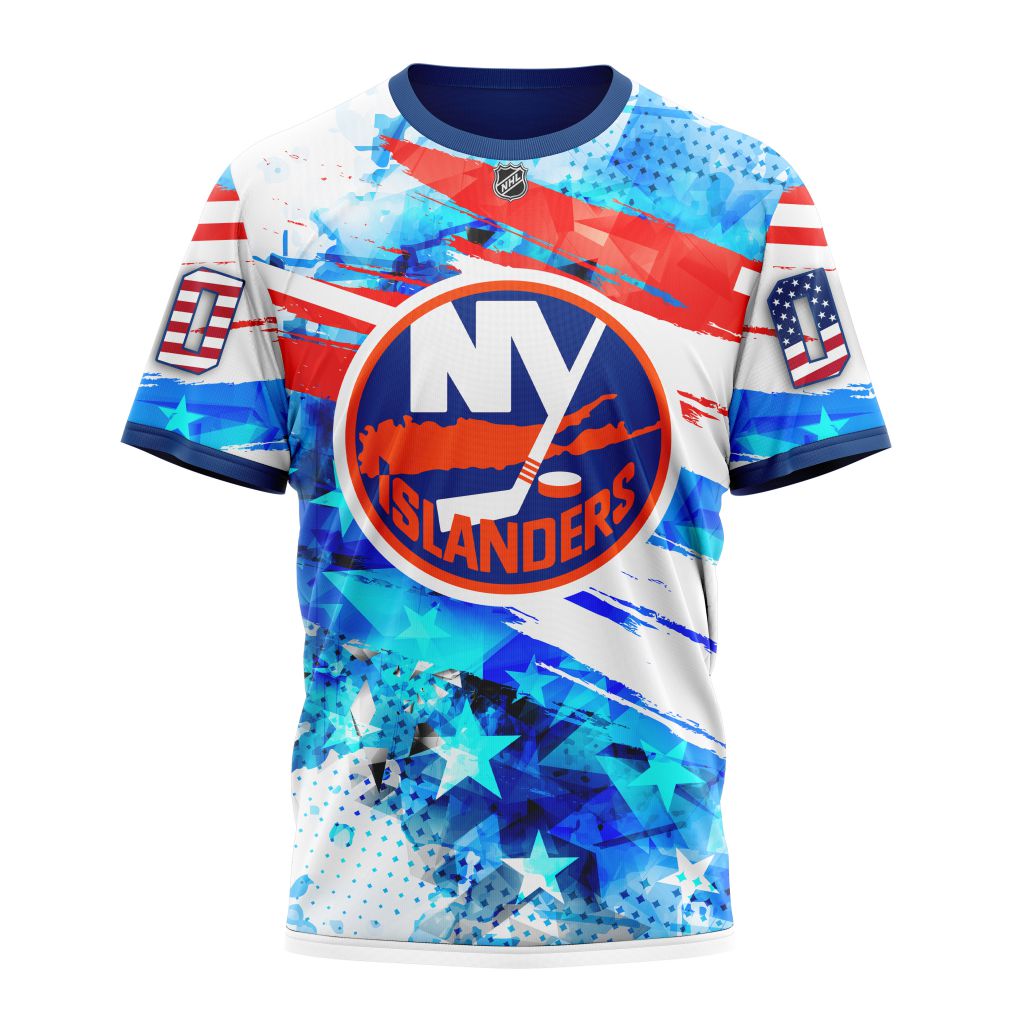 New York Islanders Special Concept For Independence Day Personalized Name And Number T-Shirt Oregontrailrvpk Shirt
